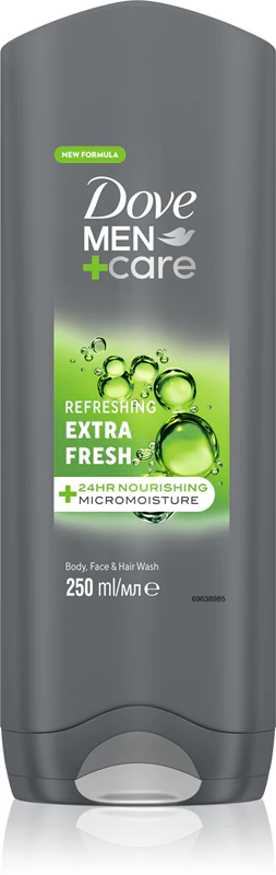Dove Men+Care Extra Fresh Duschgel für Körper und Gesicht
