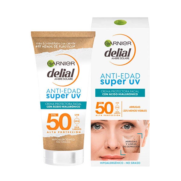 Cremă de protecție solară anti-îmbătrânire SPF 50 | 50 ml