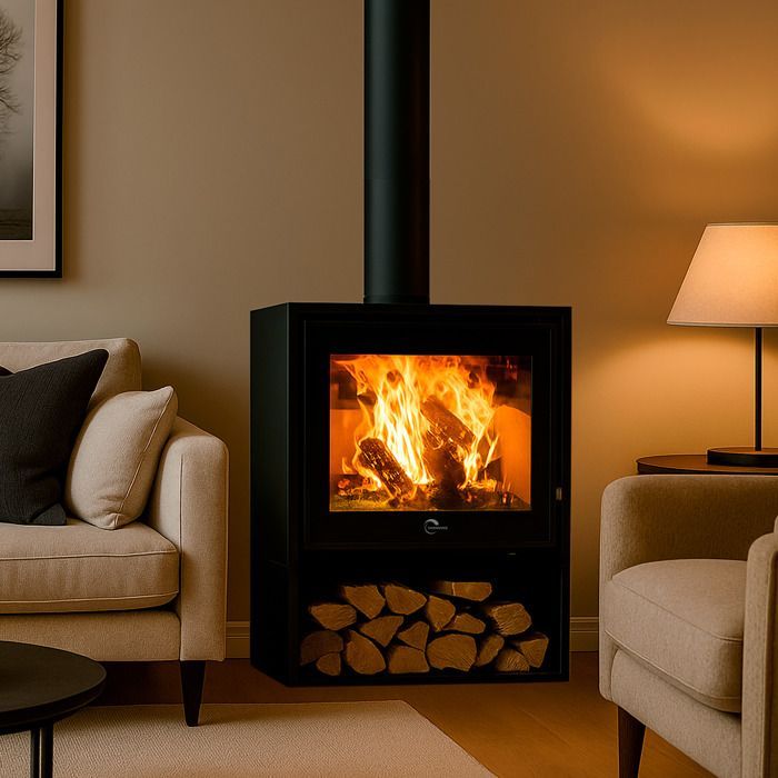 Poêle à Bois Arclas 12 kW Bûche 60 cm Sannover