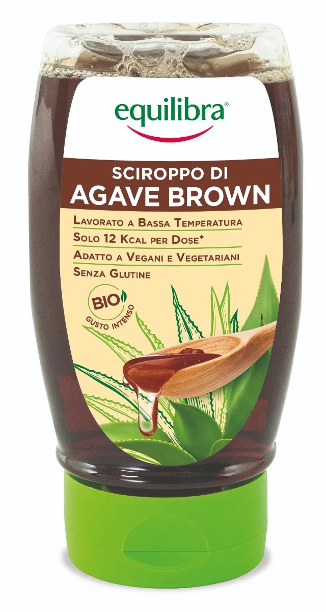EQUILIBRA Natürlicher Süßstoff Equilibra Brauner Agavensirup 350 g