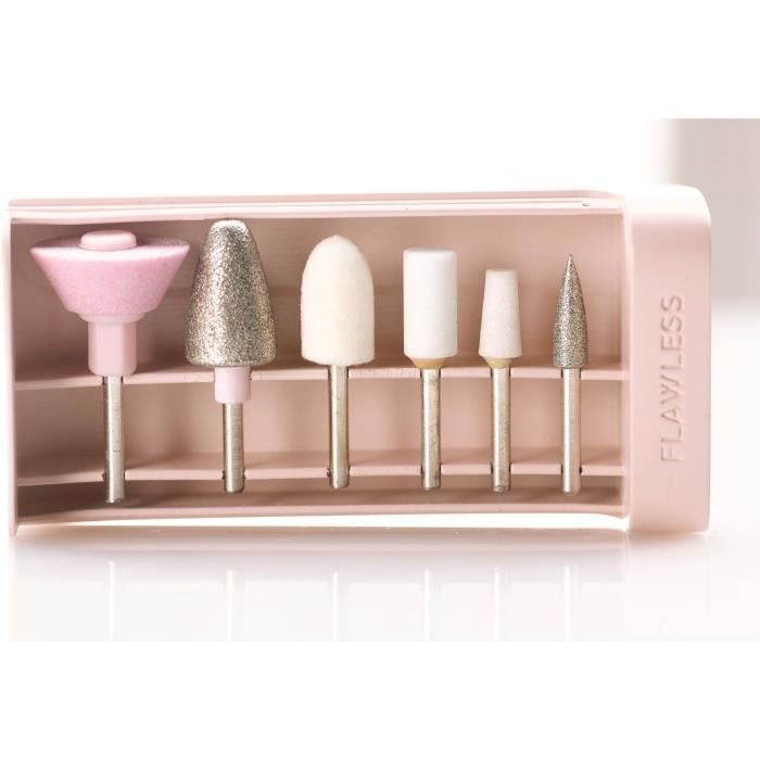 Finishing Touch Flawless Salon Nails - Lime à Ongles Électrique - Kit Manucure Professionnel pour Expérience de Manucure à Domicile