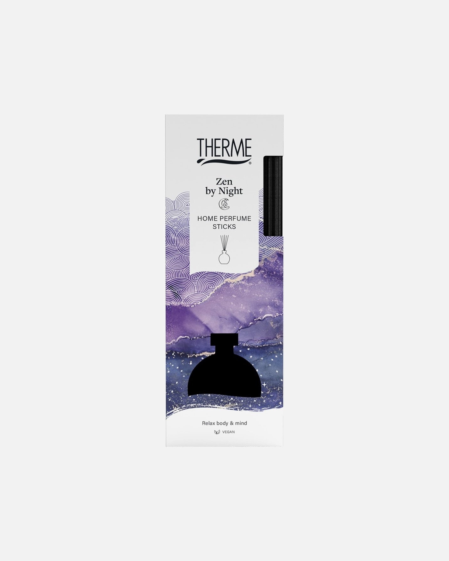 THERME Zen By Night miris za sobu – difuzor s štapićima za dom – 150 ml – ponovno pakovanje
