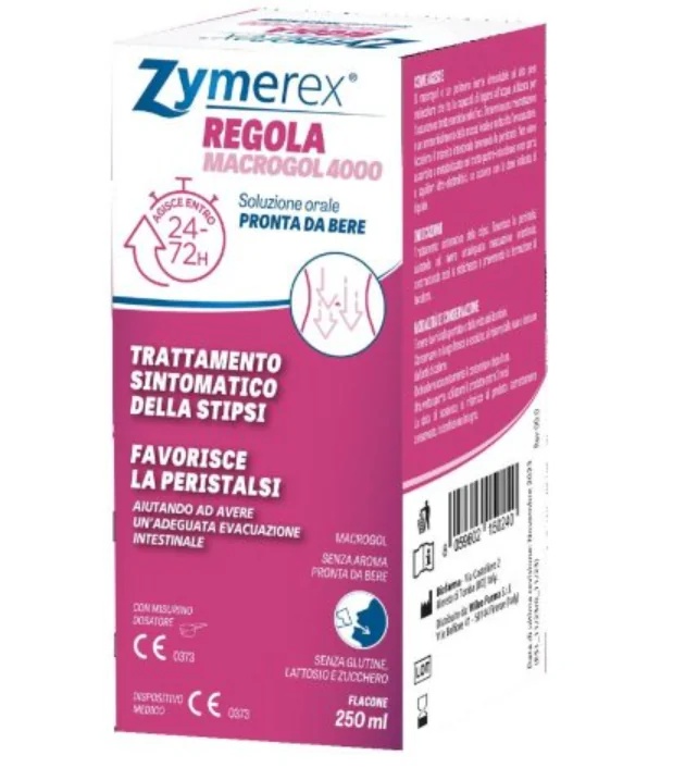 ZYMEREX Zymerex regula el macrogol 4000 250 ml sin gluten