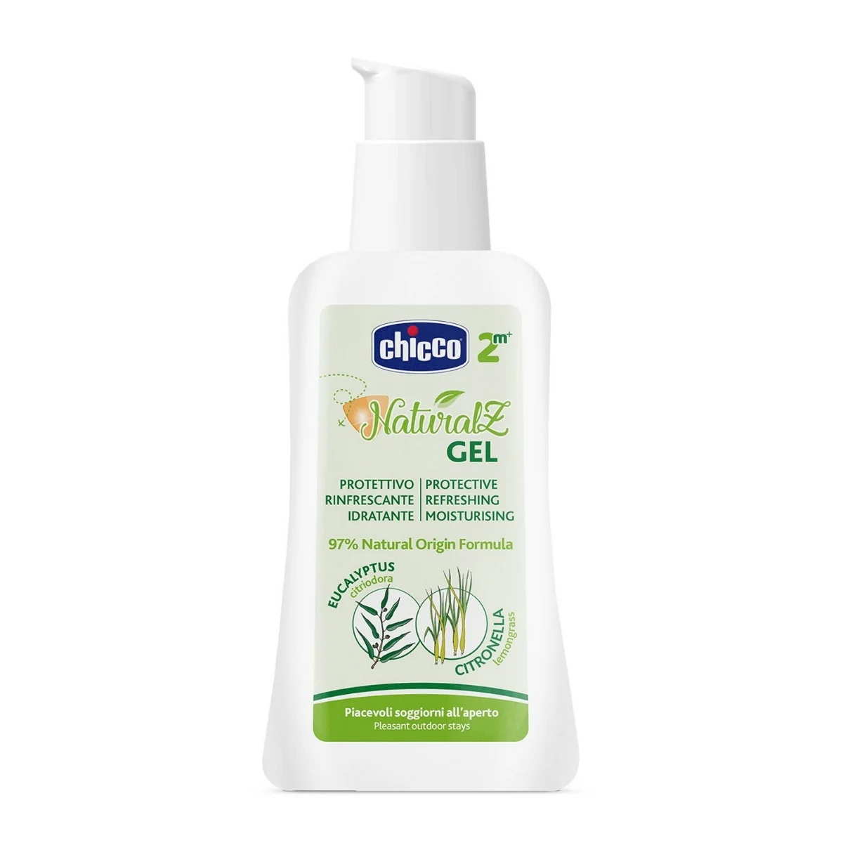 CHICCO Chicco Gel Fresco Citronella Naturalz 60 ml Mückenschutz