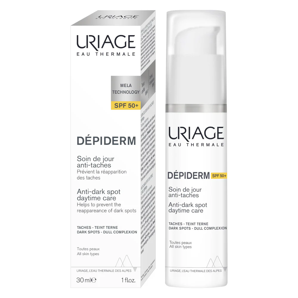 DÉPIDERM Trattamento Giorno depigmentante illuminante Anti-macchie SPF 50+ - Crema viso giorno antimacchie