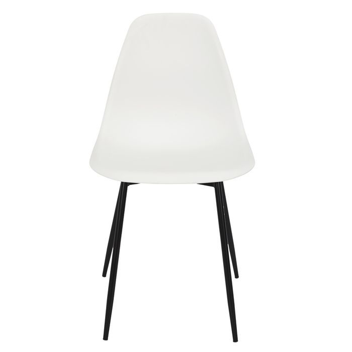 Stoel - Home Deco Factory - Gustav - Strak design - Wit