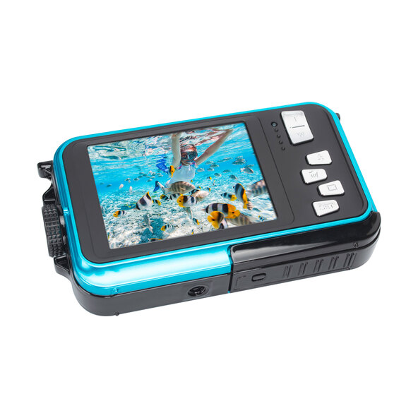 Wasserdicht Digitalkamera Realishot WP8000, blå