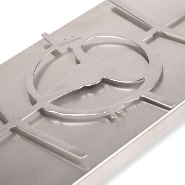 Stainless steel salmon board