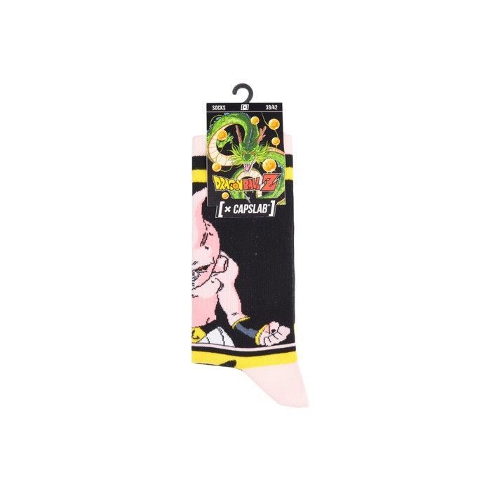 [ X ] CAPSLAB Chaussette homme DRAGON BALL Z, chaussette fantaisie homme, authentique et original - jaune