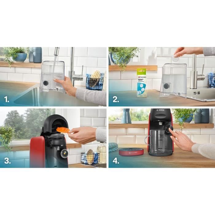 Cafetera multifunción BOSCH TASSIMO - TAS163E - T16 Finesse - 1400 W - 0,7 L - Roja