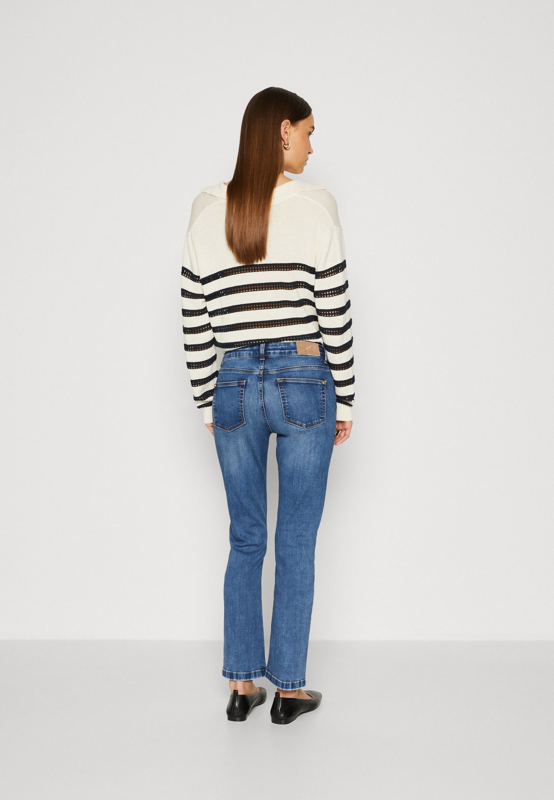 Mos Mosh IMERA - Rechte jeans - blauw