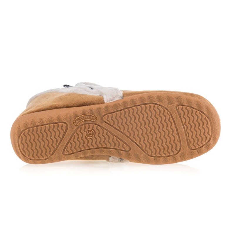 Pantuflas marrones para mujer