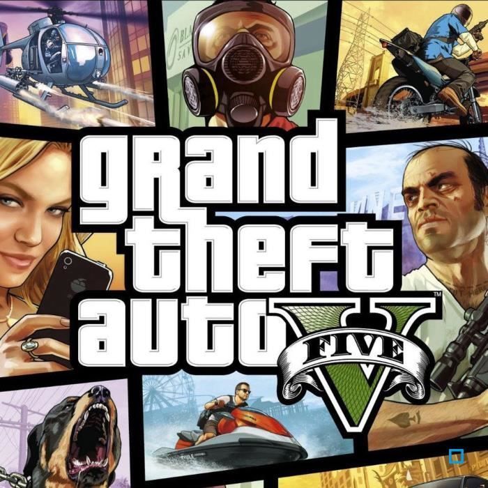 PS4-Konsole – Sony – 500 GB – GTA 5-Bundle – Schwarz – Standard