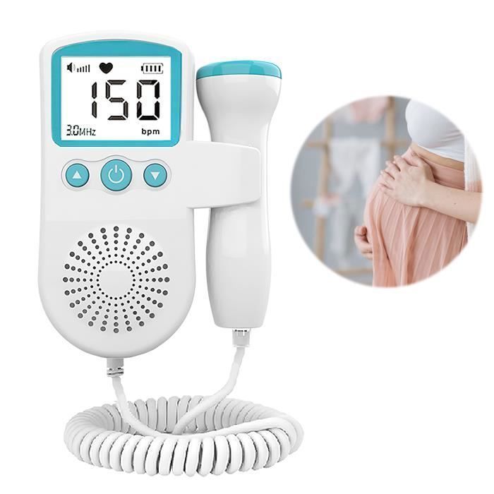 Joulli Fetal Heart Rate Monitor Doppler Baby Heart Rate Detector for Pregnancy, Baby Movement Detector
