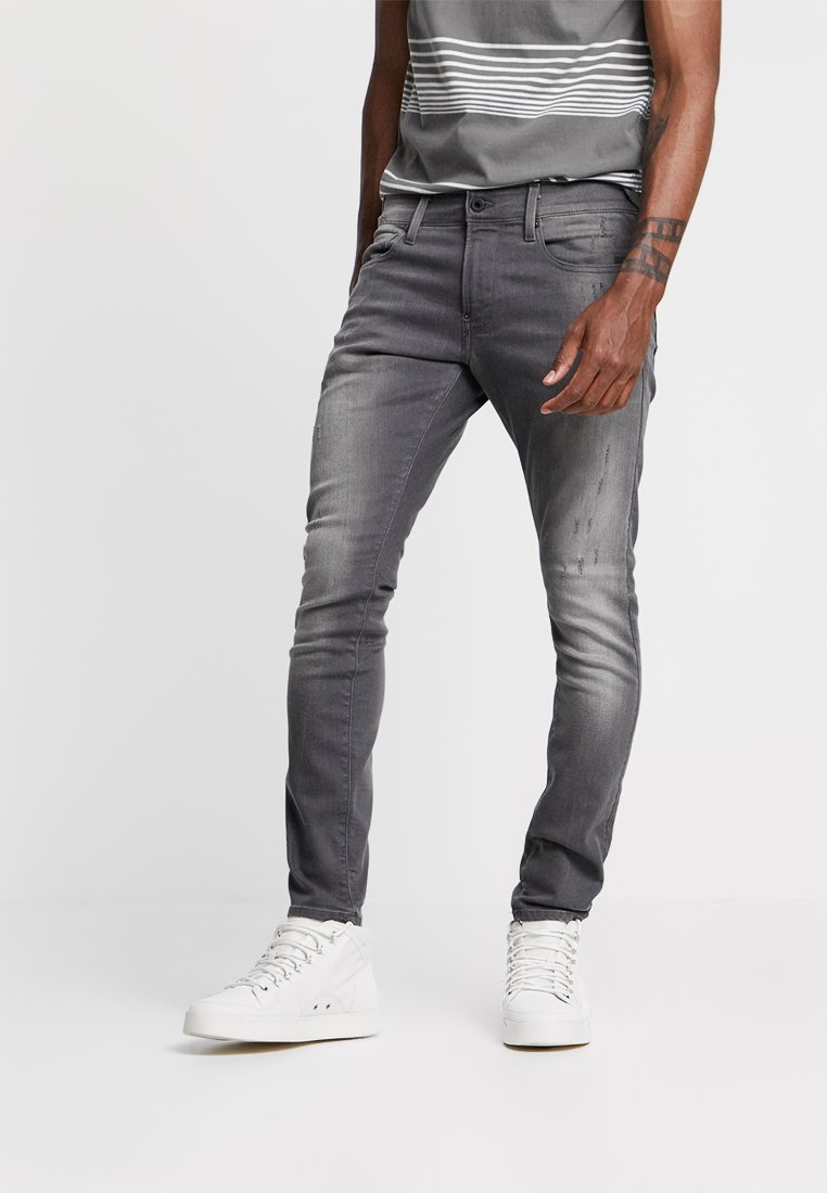 G-STAR REVEND SKINNY - Jeans Skinny Fit - grigio slander superstech