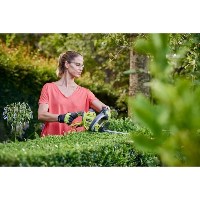 RYOBI - Cortasetos de 450 W - Cuchillas de 50 cm - Espacio entre cuchillas de 20 mm - RHT4550