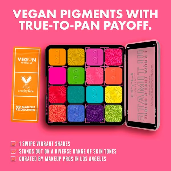 NYX Professional Makeup Ultimate I Know That's Bright Color Palette