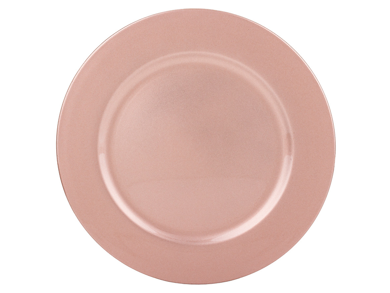 Podkładka pod talerz Spring 33 cm różowa