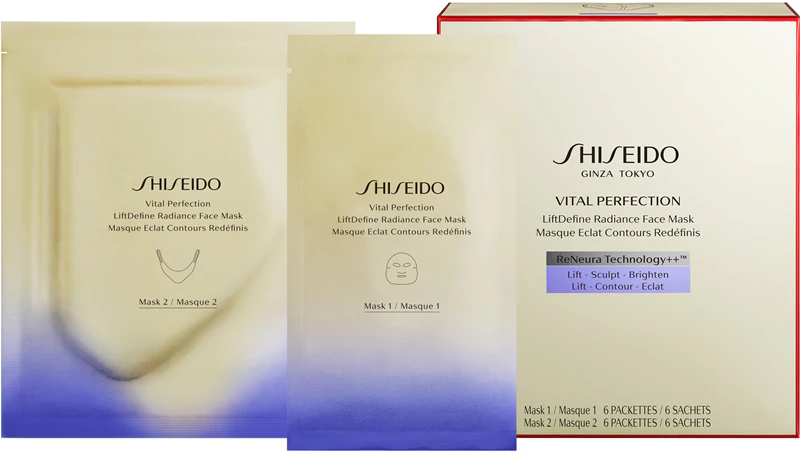 Shiseido Vital Perfection Liftdefine Radiance Face Mask luxusná spevňujúca pleťová maska
