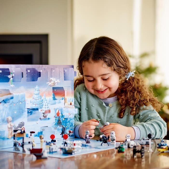 LEGO® 75307 Calendário do Advento Star Wars 2021 Brinquedo para Crianças a partir de 6 Anos, Ideia de Presente do Mandaloriano para o Natal, Minifigura
