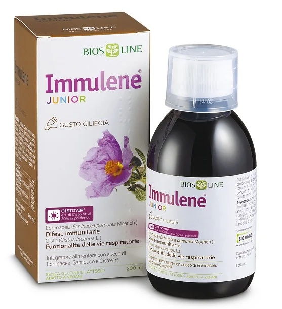 BIOS LINE Immulene Junior 20 ml voedingssupplement ter ondersteuning van de immuniteit