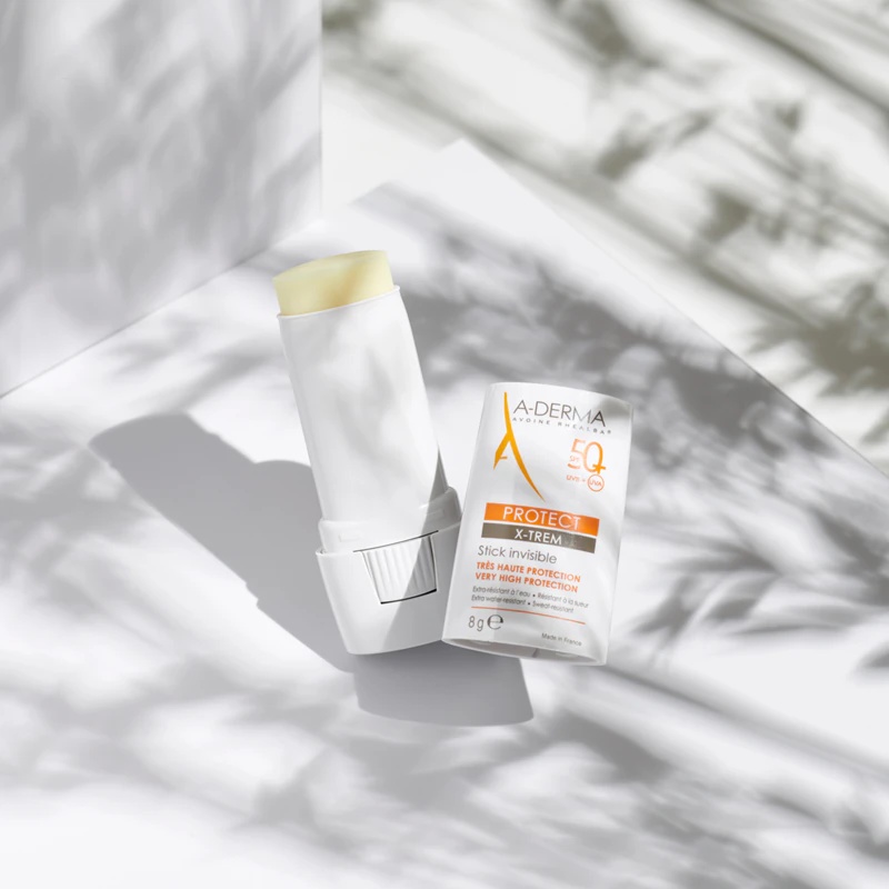 A-Derma Protect X-Trem Invisible Stick aizsargstienis jutīgām zonām ar SPF 50+