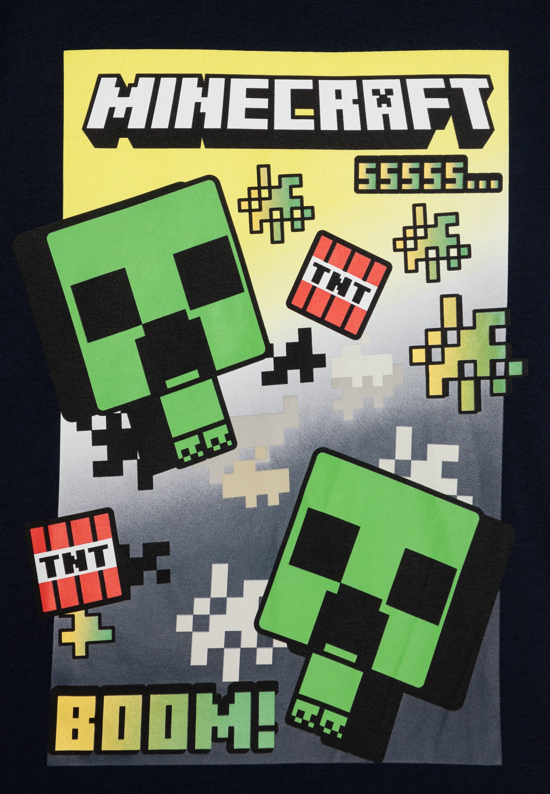 Nazwa NKMMUS MINECRAFT NREG - Koszulka z nadrukiem - granatowa marynarka