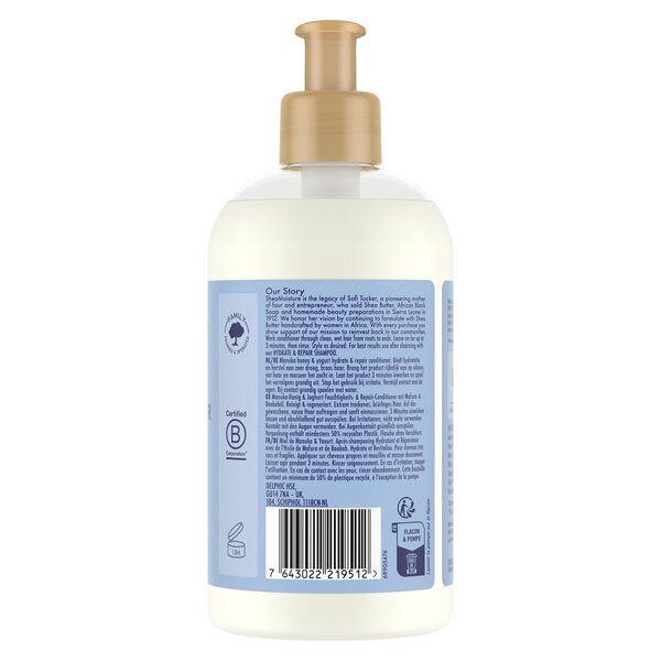 SheaMoisture Hydrate & Repair Manuka Honey & Yoghurt Conditioner<br>384ml