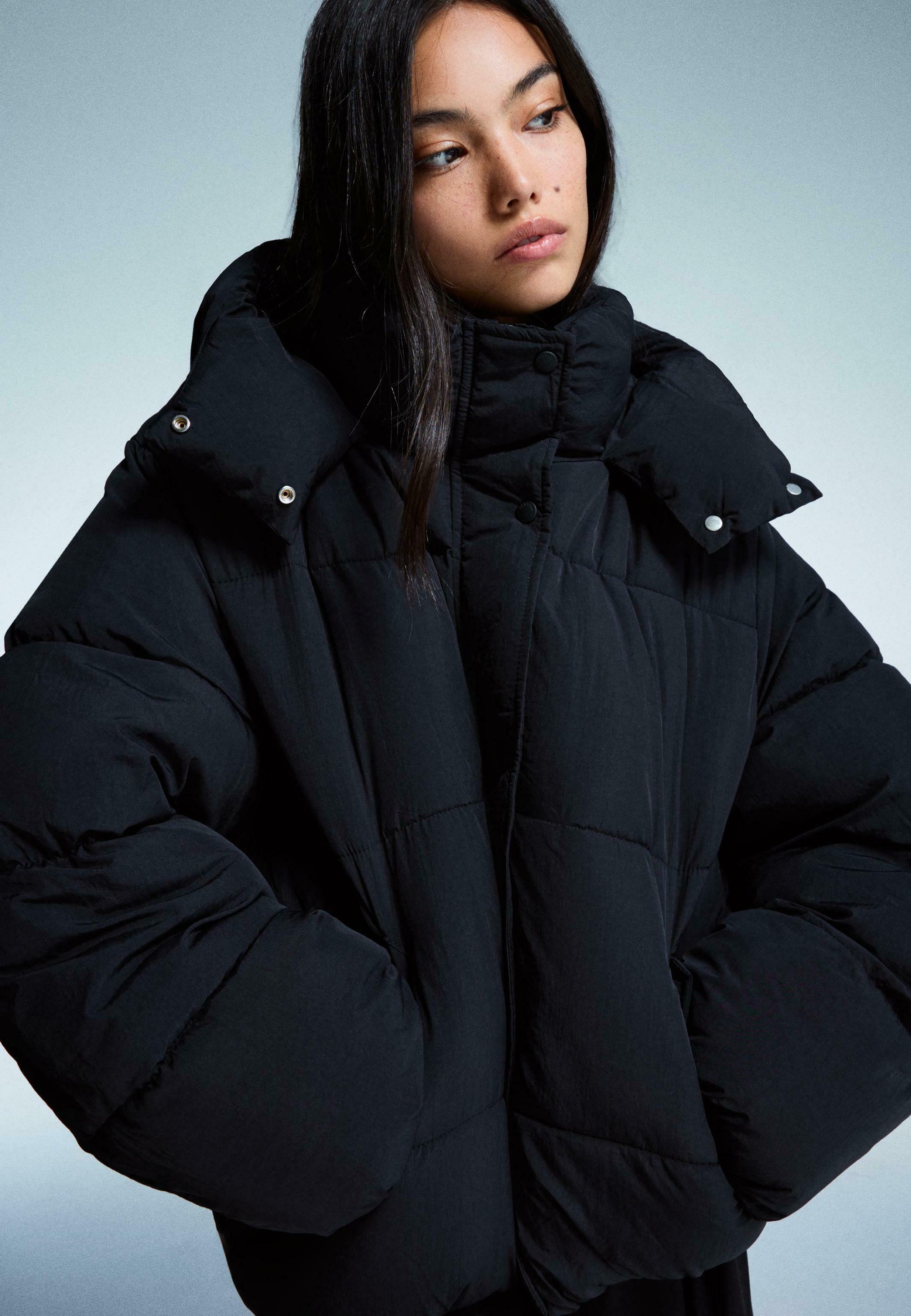 Giacca invernale Bershka - nera
