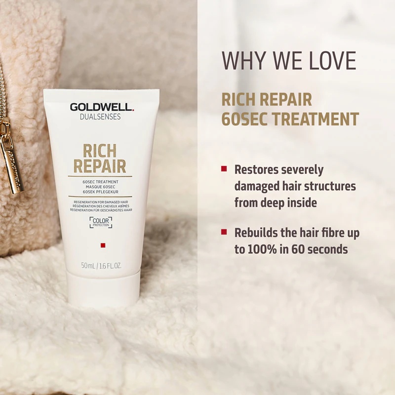 Darilni set Goldwell Dualsenses Rich Repair za suhe in poškodovane lase
