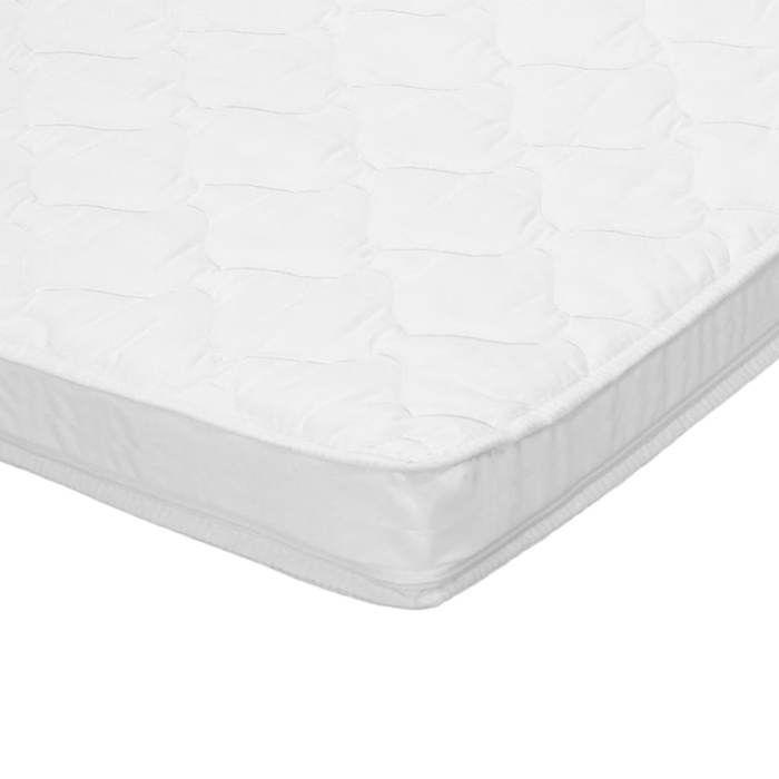 Cubrecolchón de espuma fría - VIDAXL - 100x200 cm - Forma ovalada - 6 cm de grosor - Blanco - Funda lavable