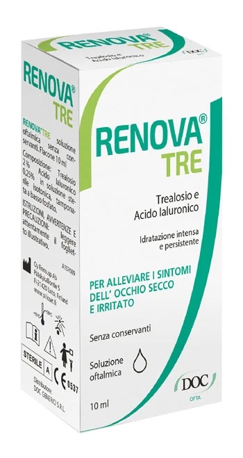 DOC Renova Tre Augentropfen für trockene und gereizte Augen 10 ml