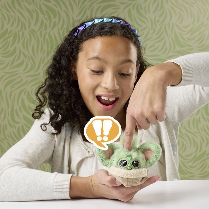 Furby Furblets Grogu STAR WARS™, Mini peluche electrónico coleccionable, Más de 45 sonidos, Para mayores de 6 años, Hasbro