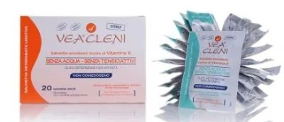 Lingettes nettoyantes stériles VEA Cleni, 20 unités