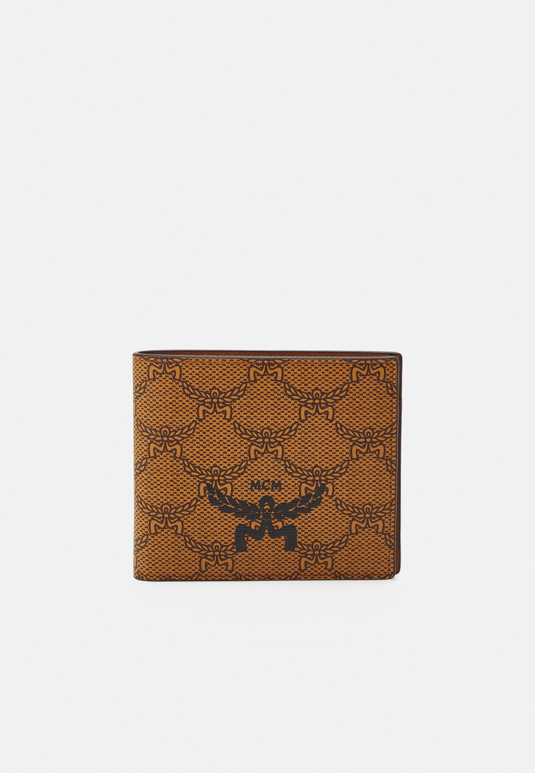 Portefeuille unisexe MCM Lauretos petit format - cognac