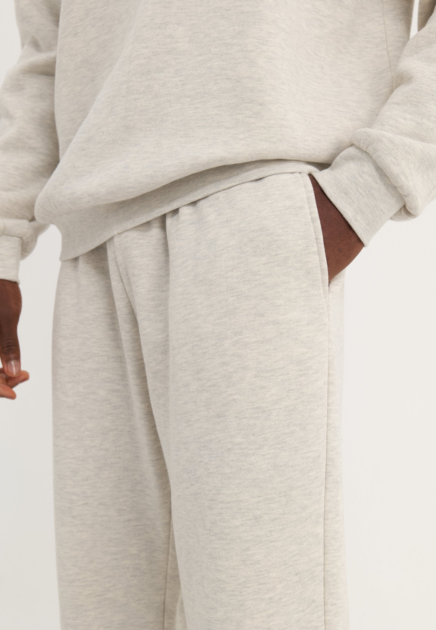 YOURTURN UNISEXE - Survêtement - gris clair chiné