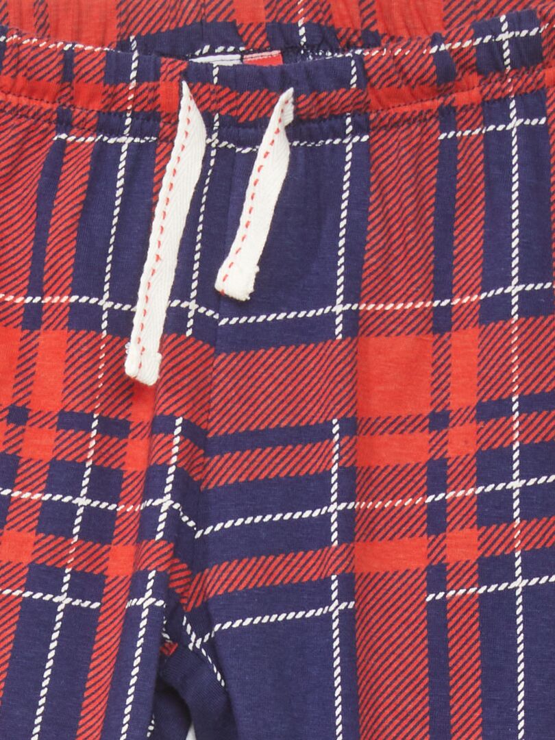 Katoenen pyjamaset - 2-delig - ROOD