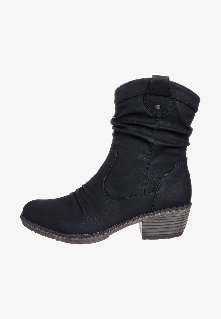 Rieker Cowboy-/Biker-Stiefelette – schwarz