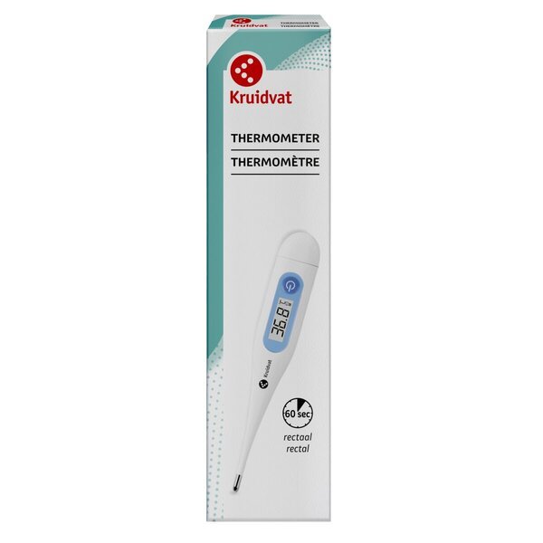 60-sekundový teplomer Kruidvat<br>Zdravotnícka pomôcka