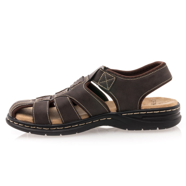 Bruine sandalen/open teenschoenen voor heren
