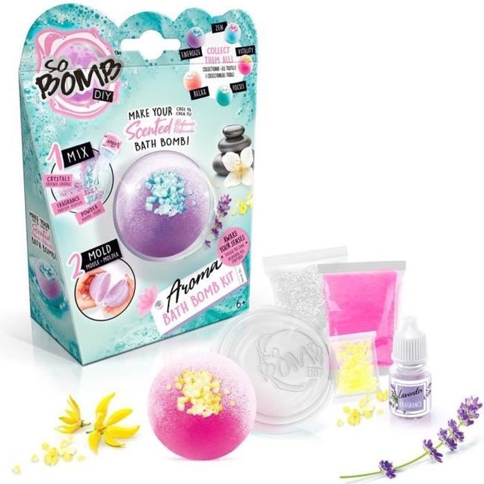 Kit de bombas de baño - CANAL TOYS - Hazlo tú mismo - Aromaterapia - Azul - Infantil - BBD 038