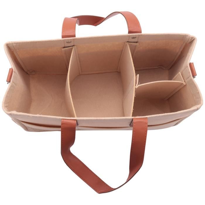Organizador de pañales 4X - Cesta de ducha, cesta de almacenamiento portátil para guardería, cesta de almacenamiento para