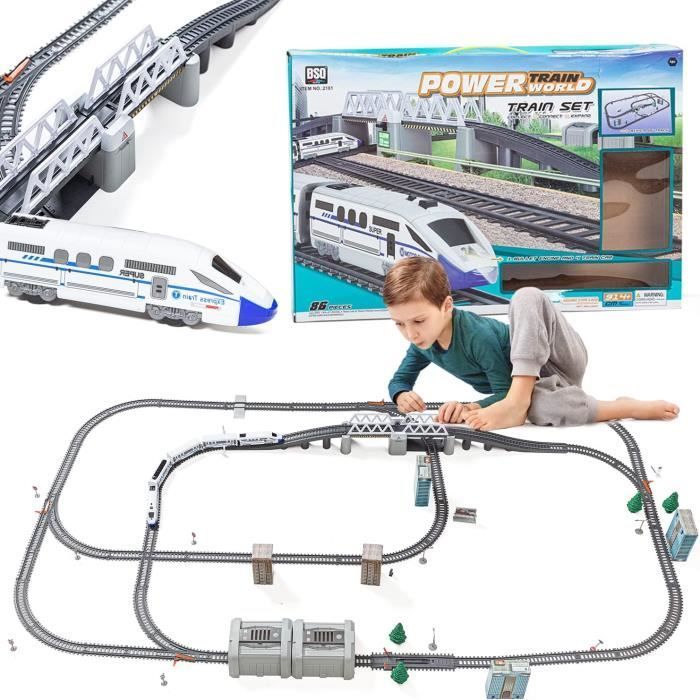 Tren eléctrico EMU - Polar Express - 86 piezas - 914 cm - Unisex