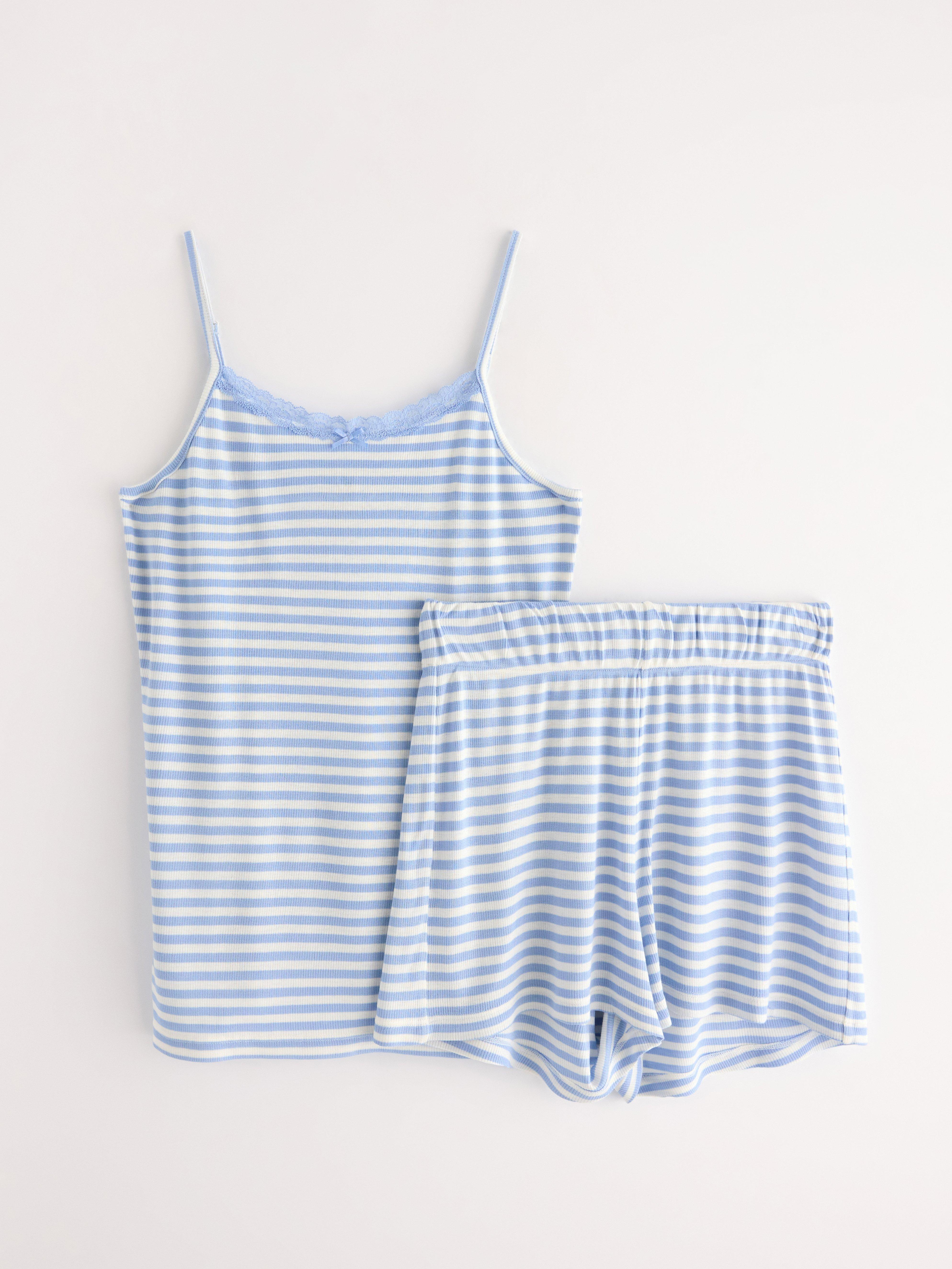 Conjunto de pijama Ribbat azul claro