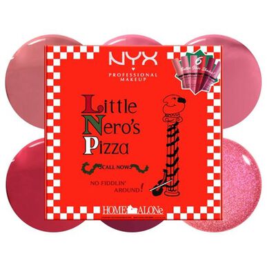 Nyx Professional Makeup Set Butter Gloss Pizza Box Home Alone Coffret Lips Pink Tones Limited Edition 1 st 1 st