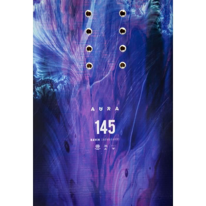 Snowboard - RAVEN - Aura - Flex Souple Moyen Full Rocker - Cambre inversé - True Twin