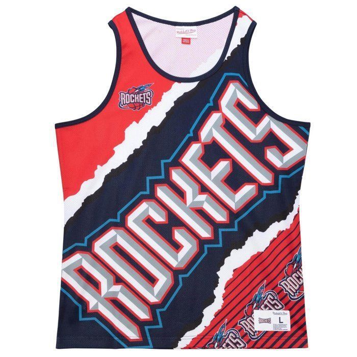 Basketball jersey - MITCHELL & NESS - Houston Rockets - Multicolor - 100% polyester - Breathable