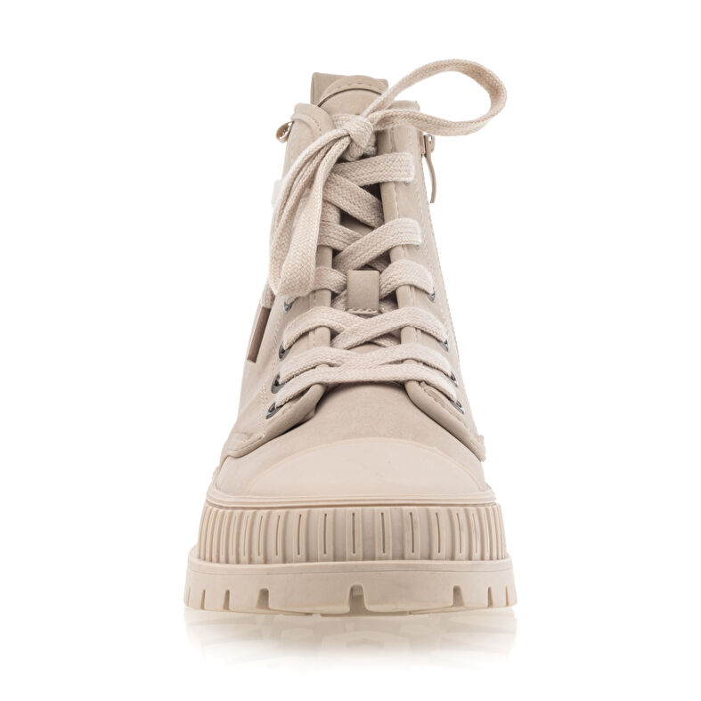 Zapatillas deportivas para mujer color beige.