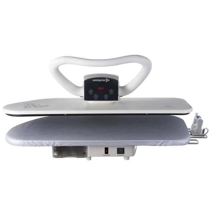 Presse à Repasser - Grande Puissance de Vapeur 91cm - Support Inclus - Idéale pour Usage Commercial