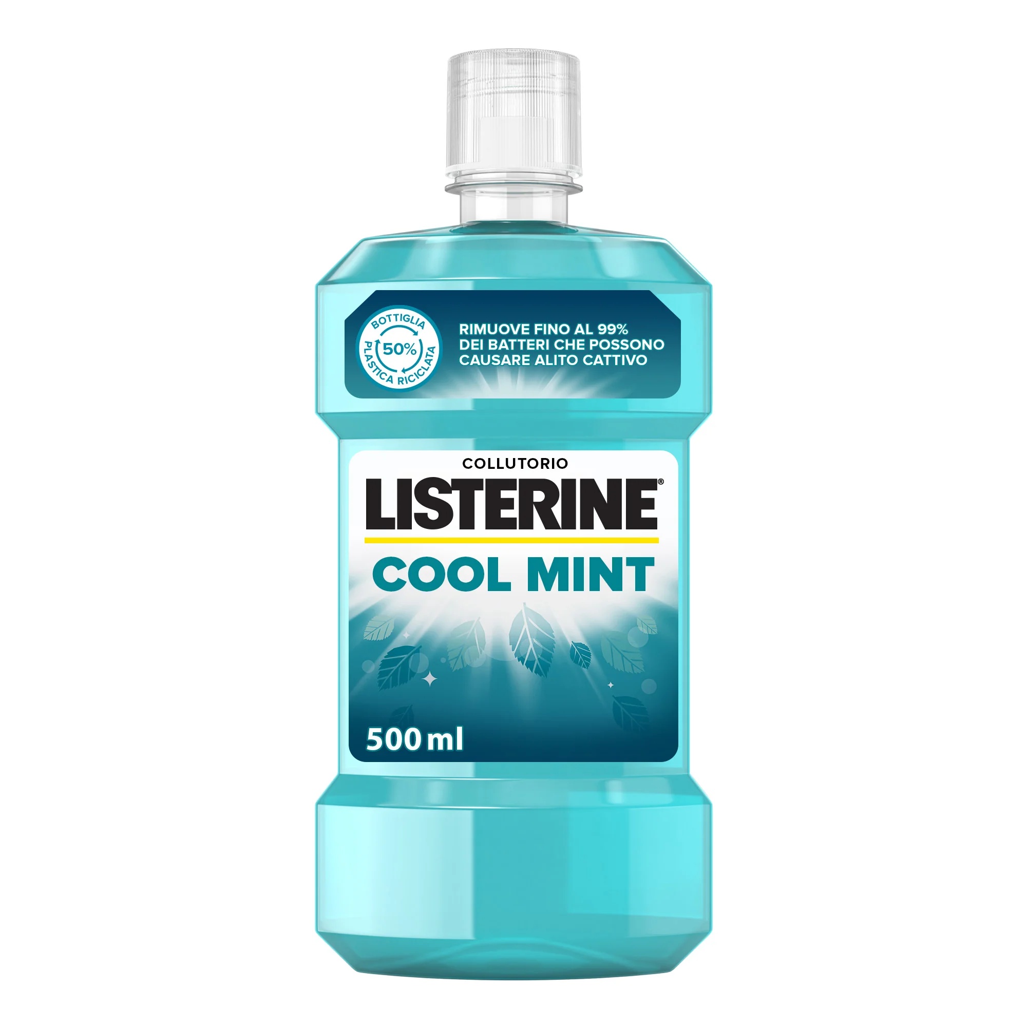 LISTERINE Listerine Coolmint mondspoeling tegen tandplak 500 ml ademverfrisser